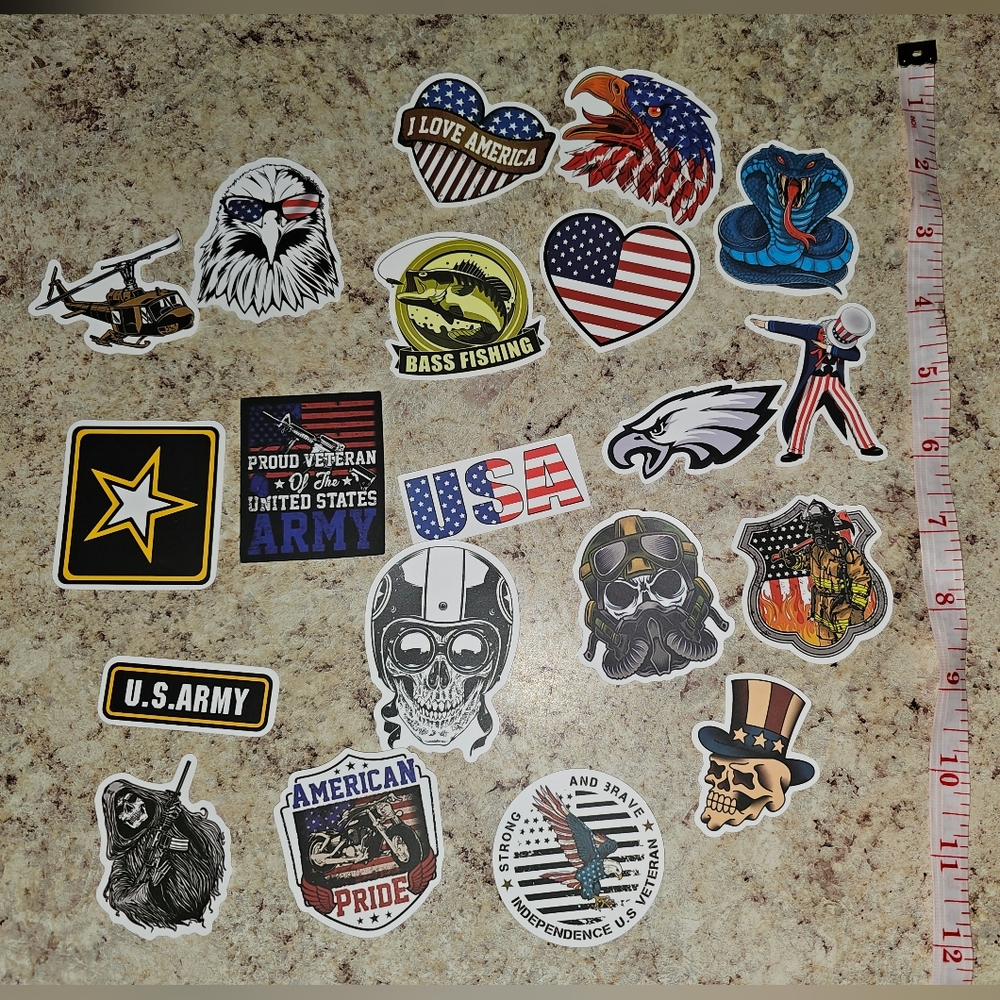 USA sticker bundle